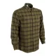 M-Tramp Herne hosszú ujjú ing, zöld/fekete 4XL