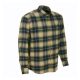 M-Tramp long sleeve checked shirt, brown M