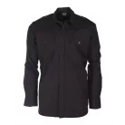 Mil-Tec ripstop Feldhemd, Schwarz 2XL