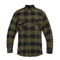 Cămașă Mil-Tec Light Flanel, negru-verde S