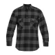 Cămașă Mil-Tec Light Flanel, negru-gri S