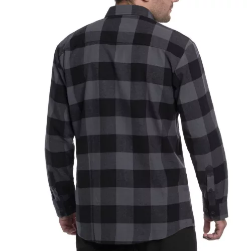 Cămașă Mil-Tec Light Flanel, negru-gri XL