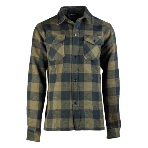 Cămașă Mil-Tec Flanel, negru-verde L