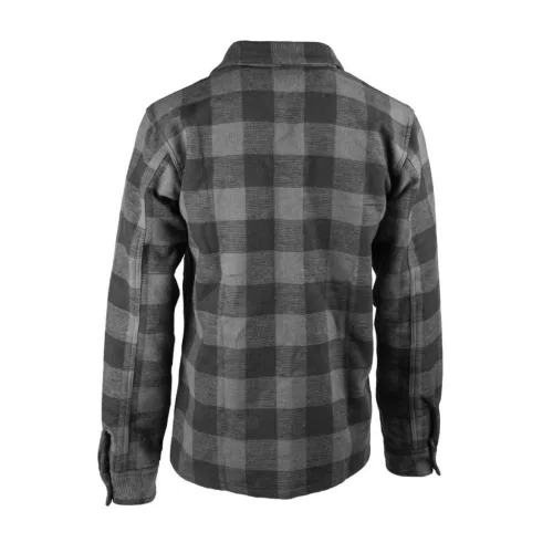 Cămașă Mil-Tec Flanel, negru-gri S
