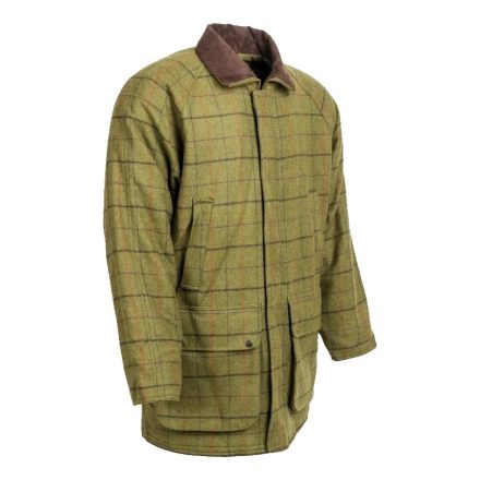 M-Tramp Derby Tweed vlna kabát poľovnícka, zelená
