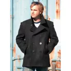 Mil-Tec Navy Peacoat, black 5XL