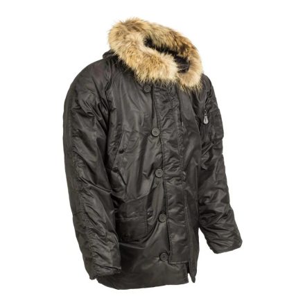 M-Tramp N3B kabát, čierna