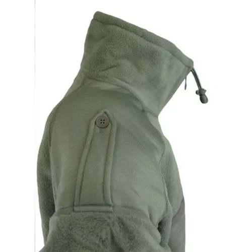 Französische Fleece Jacke, Grün