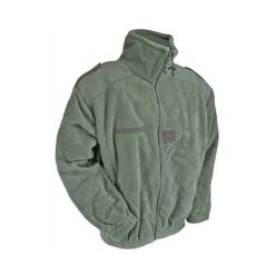 Franceza jacheta fleece, verde