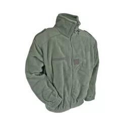French fleece jacket, green