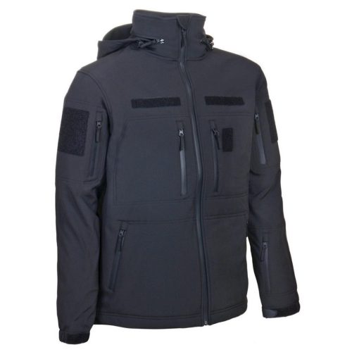 Gurkha Tactical Bravo jacheta rip-stop softshell, negru XL