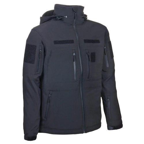 Gurkha Tactical Bravo jacheta rip-stop softshell, negru M