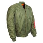 M-Tramp MA-1 bomber dzseki, zöld M