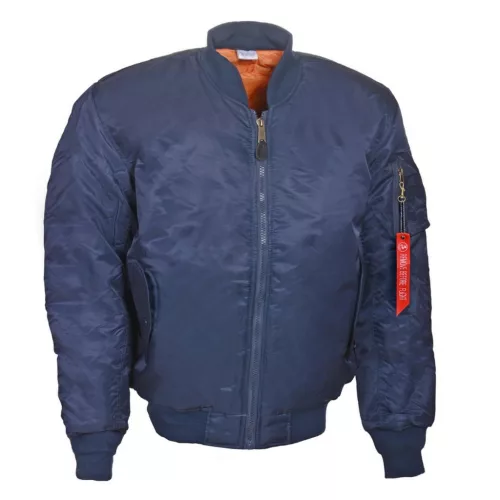 M-Tramp MA-1 bomber bunda, modrá 5XL