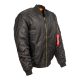 M-Tramp MA-1 Bomber Jacket, black