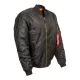 M-Tramp MA-1 Jacke, Schwarz 3XL