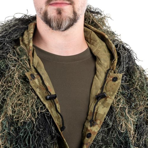 Mil-Tec anti fire ghillie parka, woodland XL-2XL