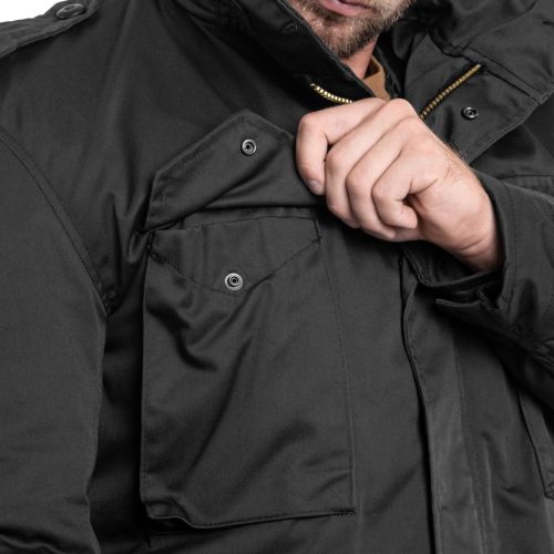 Mil-Tec M65 kabát, fekete 2XL