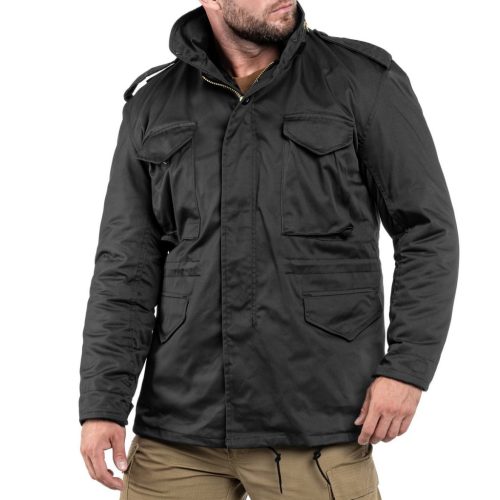 Mil-Tec M65 Jacke, Schwarz L