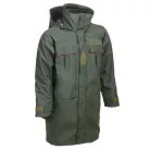 Esővédő kabát kivehető fleece béléssel (új), zöld