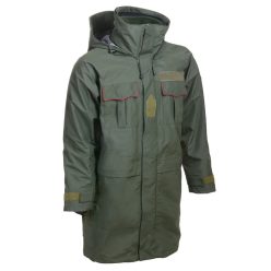   Wet weather jacket with removable fleece liner (like-new), green