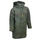 Wet weather jacket with removable fleece liner (used), green Long M