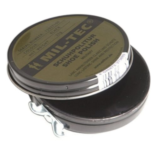 Mil-Tec Schuhcreme, Schwarz 32g