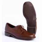 Norwegisch Halbschuhe, Braun 38