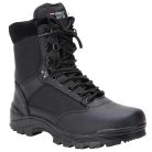 Mil-Tec tactical boots with zipper, black