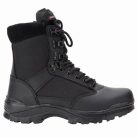 Mil-Tec tactical boots with zipper, black