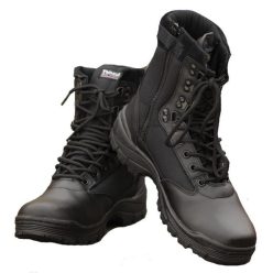 Mil-Tec tactical boots with zipper, black 48