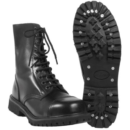 Mil-Tec Invader 10 hole boots, black