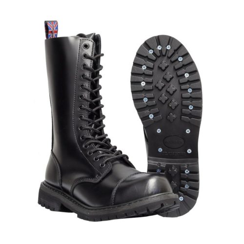 Mil-Tec Invader 14 Loch Stiefel, Schwarz