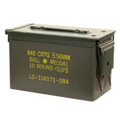 50 cal. ammo box