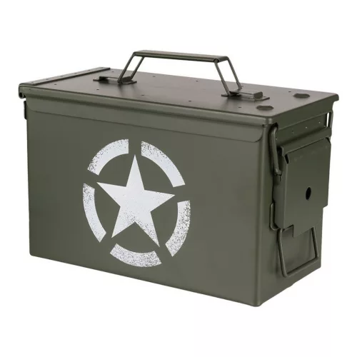 Fém lőszeres doboz cal.50 - Army