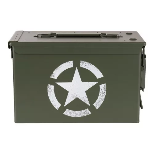 Fém lőszeres doboz cal.50 - Army