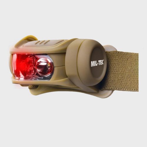 Mil-Tec 4-colour Headlamp, coyote