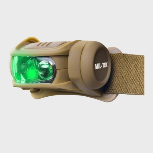 Lampă frontală Mil-Tec în 4 culori, coyote