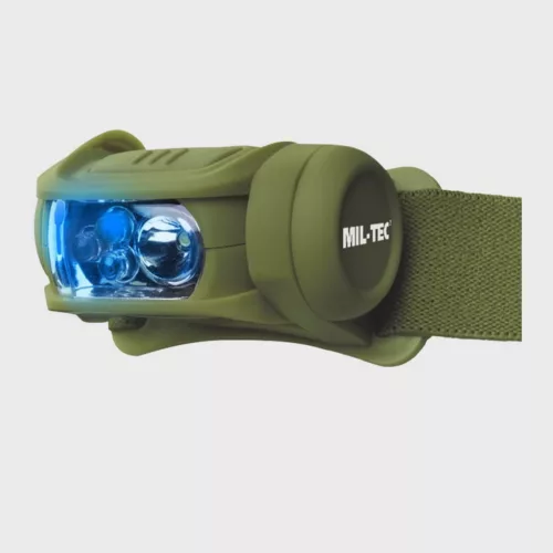 Mil-Tec 4-színű fejlámpa, zöld