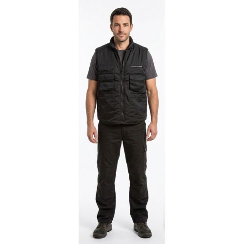 M-Tramp Ranger Weste, Schwarz 4XL