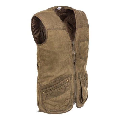 M-Tramp Herne Microcord Hunting Vest, green L