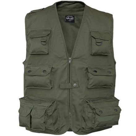 Mil-Tec Safari Vest, green
