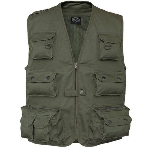 Mil-Tec Safari Vest, green