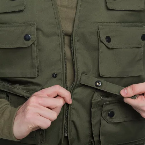 Mil-Tec Safari Weste, Grün 4XL