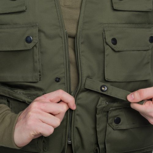 Mil-Tec Safari Weste, Grün S