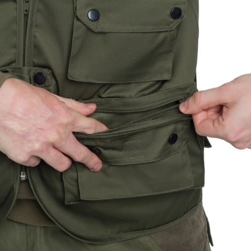 Mil-Tec Safari vesta, zelená 3XL