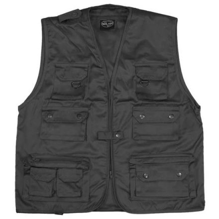 Mil-Tec Safari Vest, black