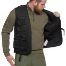Mil-Tec Safari mellény, fekete