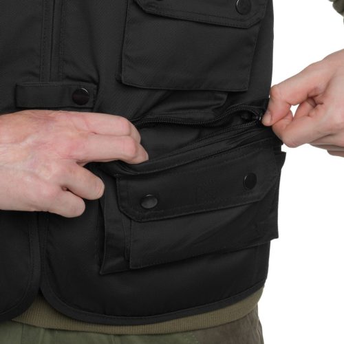 Mil-Tec Safari Weste, Schwarz 3XL