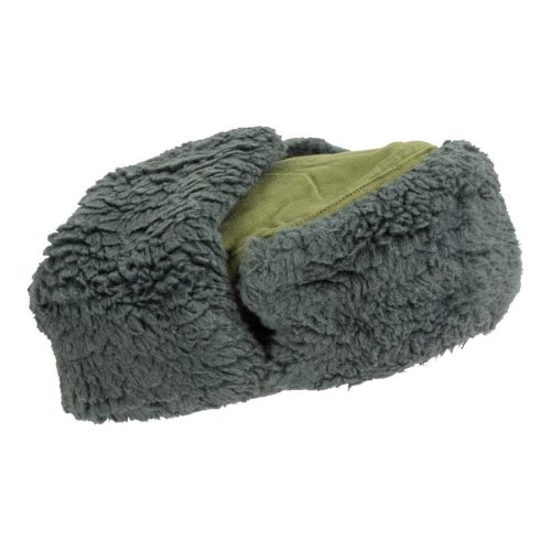 Hungarian Army winter cap with fake fur